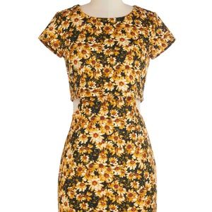 ModCloth Urban Gardens Dress in S